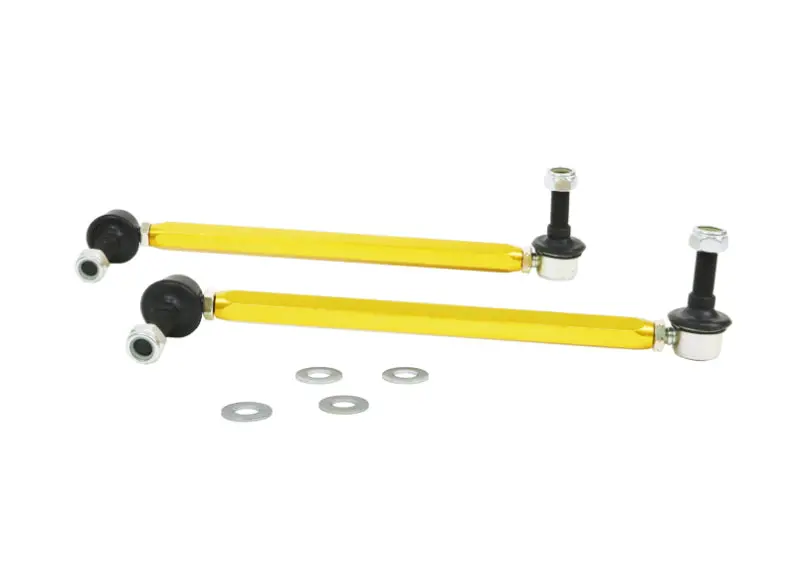 Whiteline 18-19 Kia Stinger Front Sway Bar Link Assembly Heavy Duty Adjustable Steel Ball 1