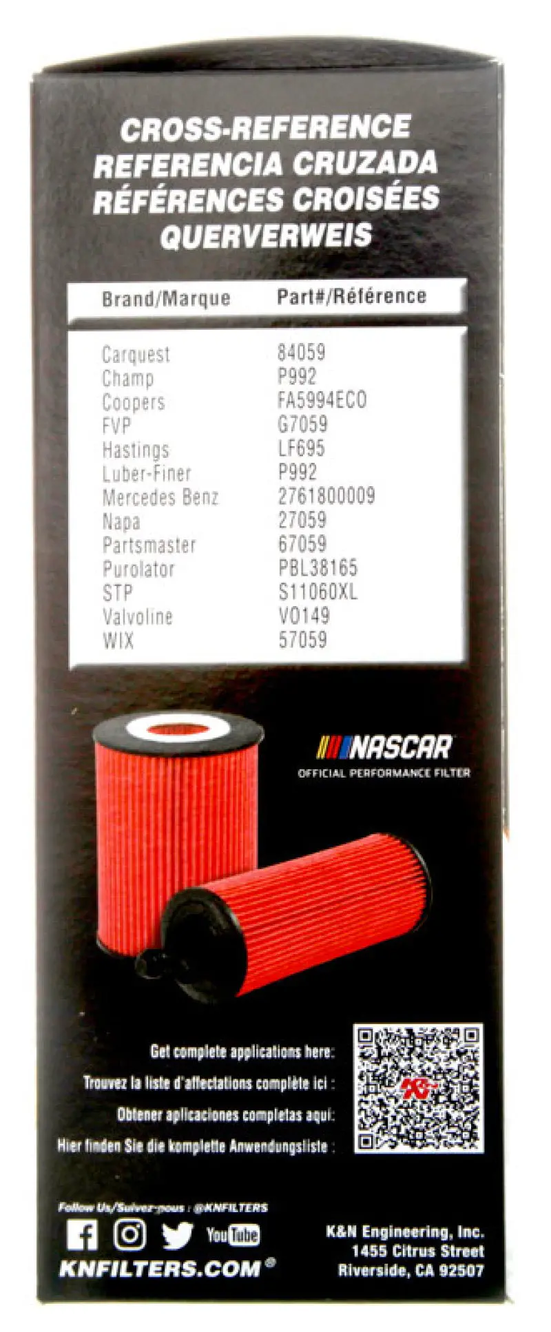 K&N 2020 Mercedes-Benz C43 Amg Oil Filter 2