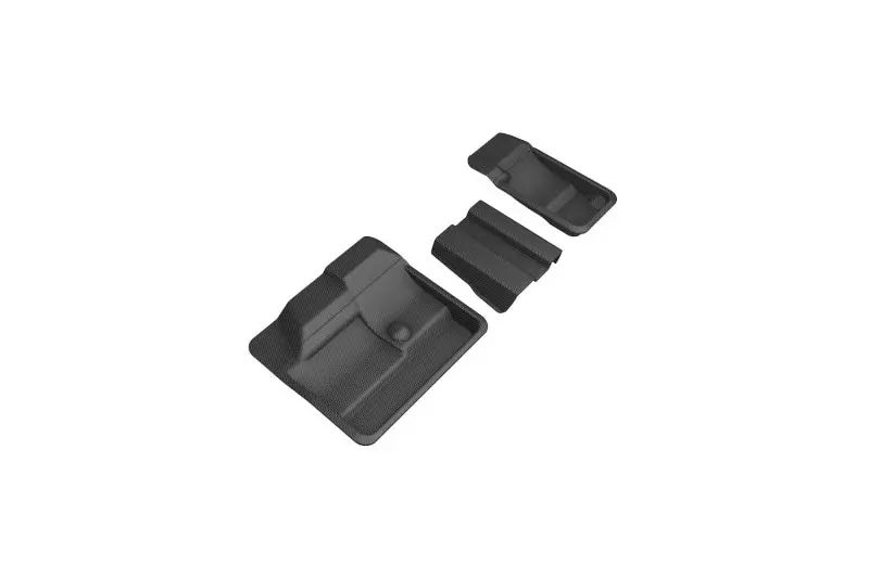 3D Maxpider 17-21 Tesla Model Y Kagu 3Rd Row Floormats - Black 1