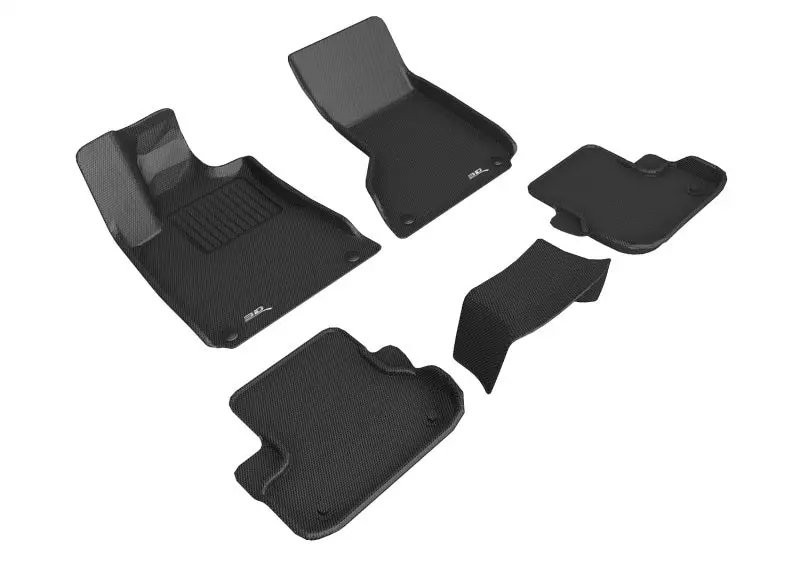 3D Maxpider 13-18 Maserati Ghibli Kagu Floor Mat- Black R1 R2 1