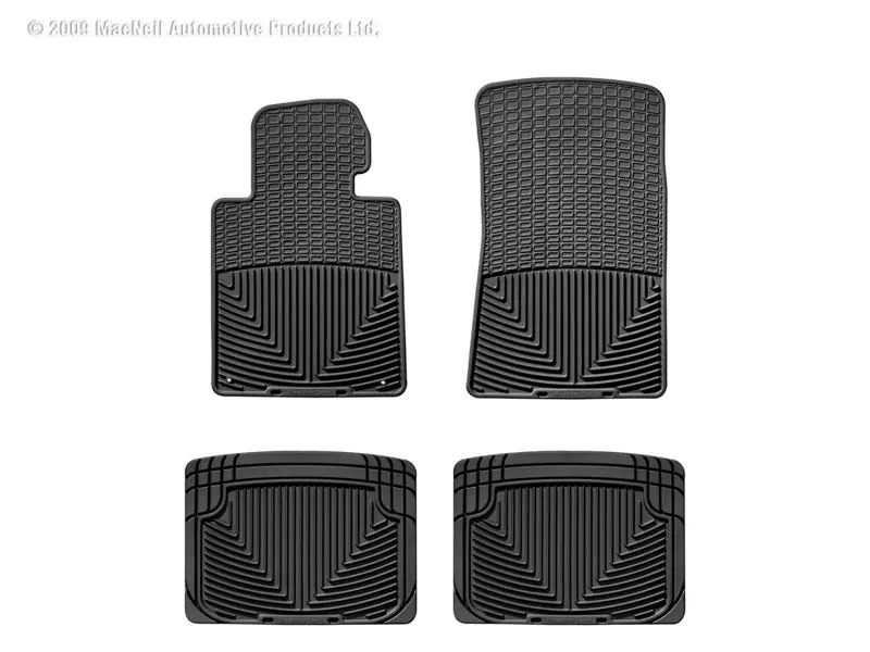 Wt Rubber Mats - Rear - Blk 1