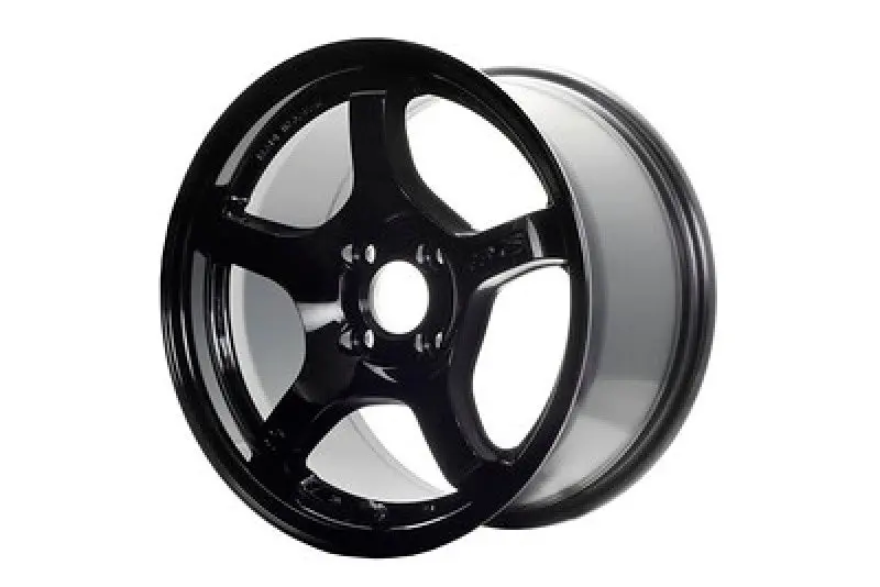 Gram Lights 57Cr 18X8.5 +50 5X114.3 Glossy Black Wheel 1