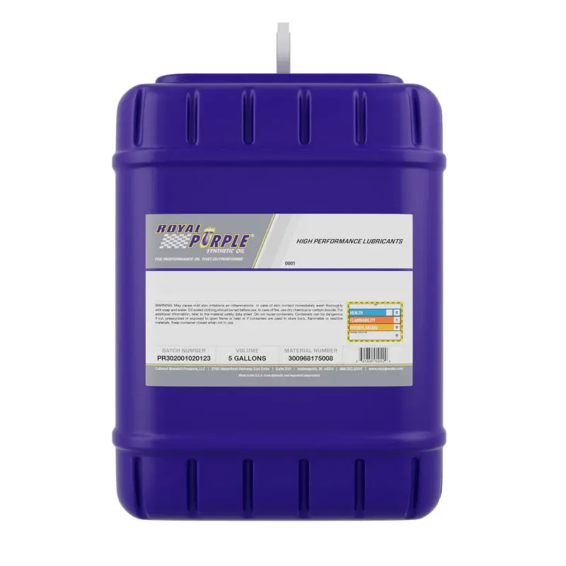 Royal Purple Hps Synthetic High Performance Street 5W30 Motor Oil - 5 Gallon 1