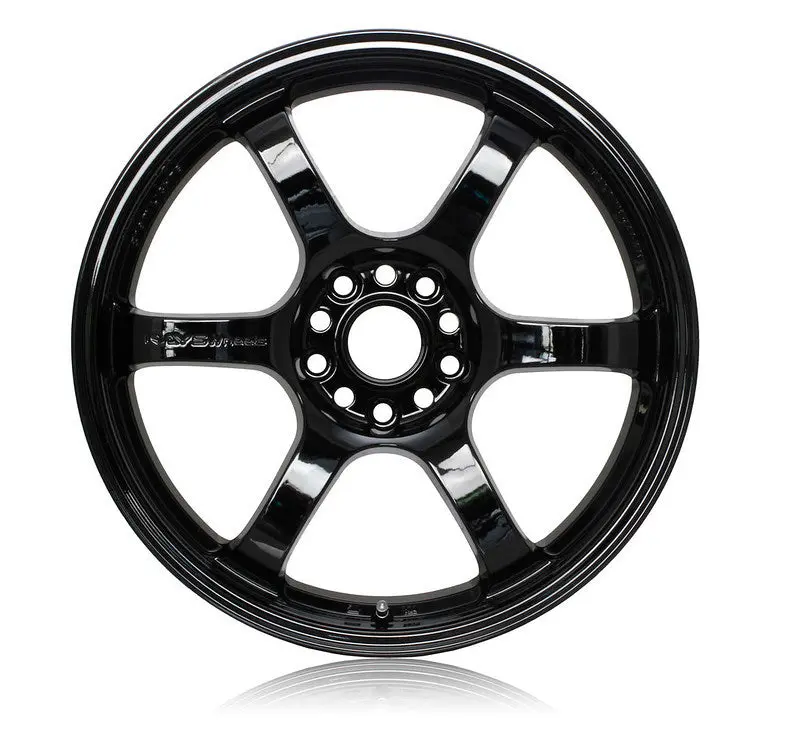 Gram Lights 57Dr 18X10.5 +22 5X114.3 Glossy Black Wheel 1