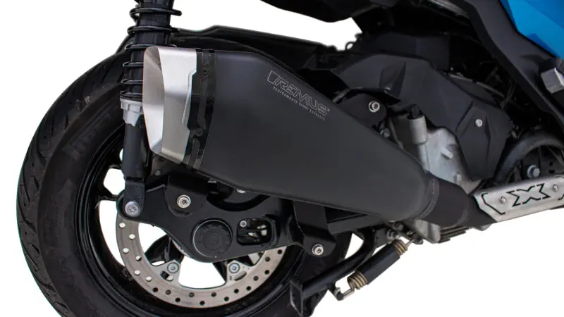Remus 2019 Scooter Bmw C 400 X C 400 Gt End Cap - Black 1