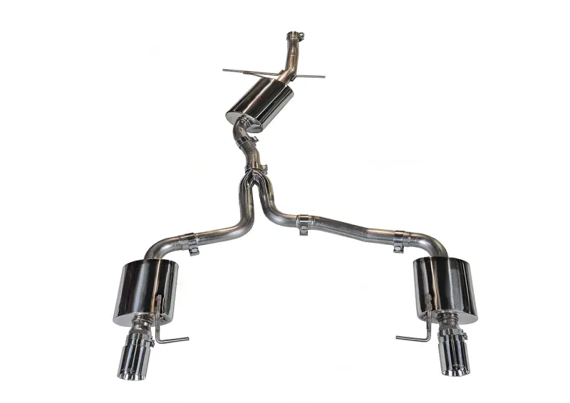 Awe Tuning Audi B8.5 All Road Touring Edition Exhaust - Dual Outlet Polished Silver Tips 1