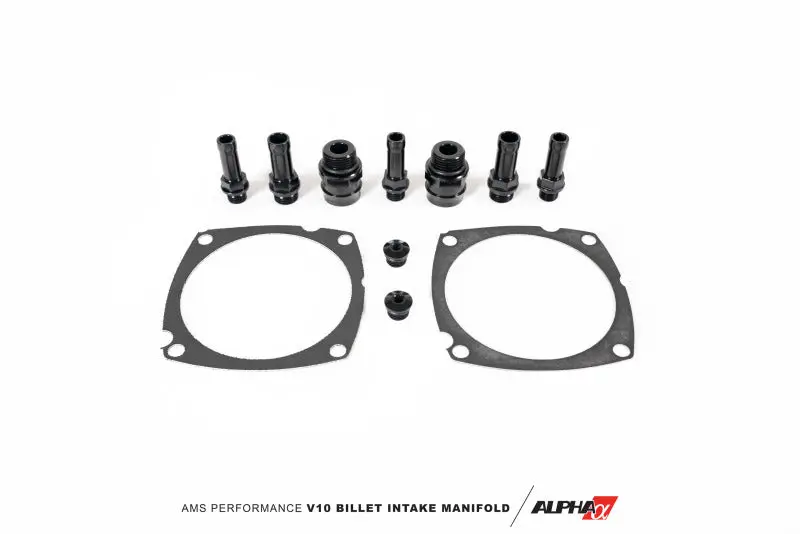Ams Performance V10 Audi R8 / Lamborghini Huracan / Performante Billet Intake Manifold - Clr Anodize 1