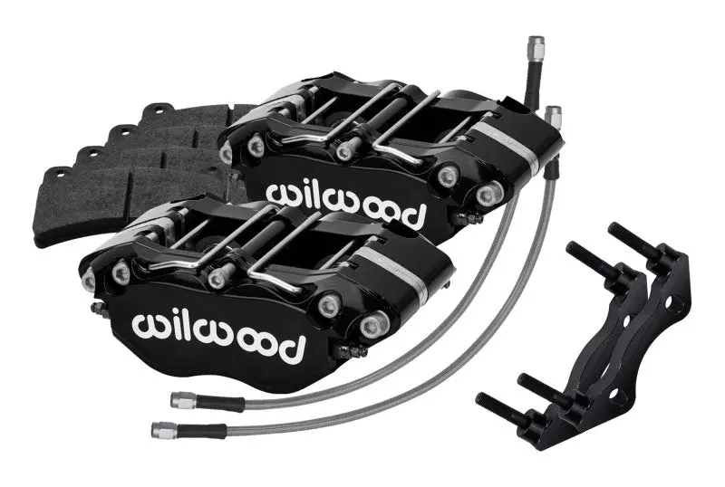 Wilwood 69-83 Porsche 911 Rear Dynapro Caliper Kit 3In Mt - Black 1
