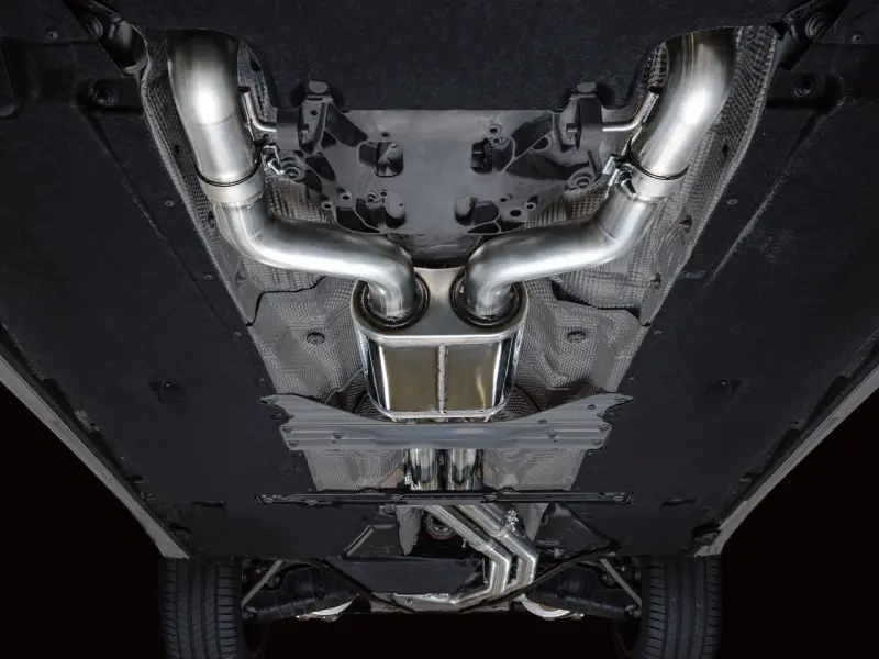 Awe Tuning 19-23 Audi C8 S6/S7 2.9T V6 Awd Track Edition Exhaust - Chrome Silver Tips 2