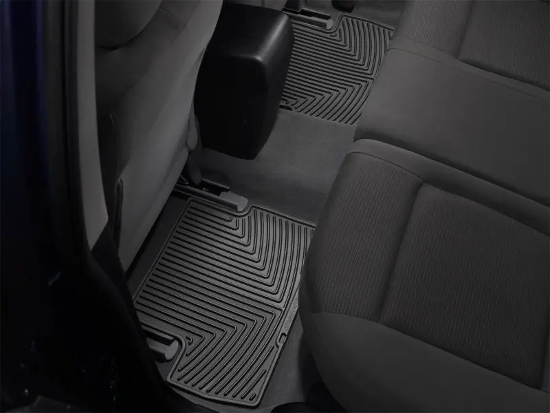 Weathertech 07-13 Bmw X5 Rear Rubber Mats - Black 1