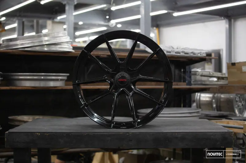 Vossen X Novitec Nf10 22X11.5In - 5X114.3 Bp - Et29 - Gloss Black Ferrari 296 Rear Wheel 1