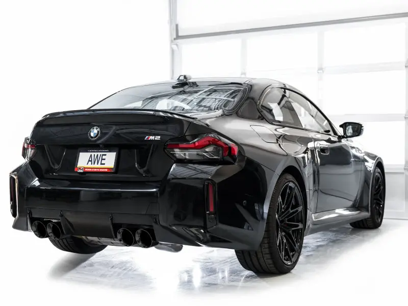 Awe Tuning 23-24 Bmw G87 M2 Switchpath Edition Exhaust - Diamond Black Tips 2
