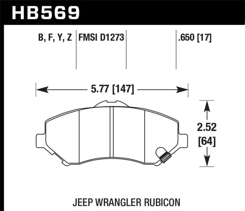 Hawk Lts Street Brake Pads 1