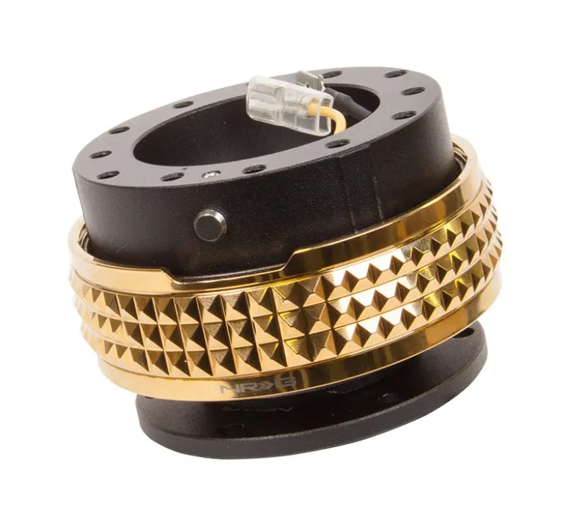 Nrg Quick Release Kit - Pyramid Edition - Black Body / Chrome Gold Pyramid Ring 1