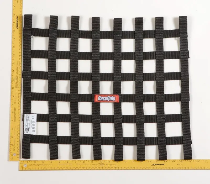 Racequip Black 18 X 21 Sfi Ribbon Net 1