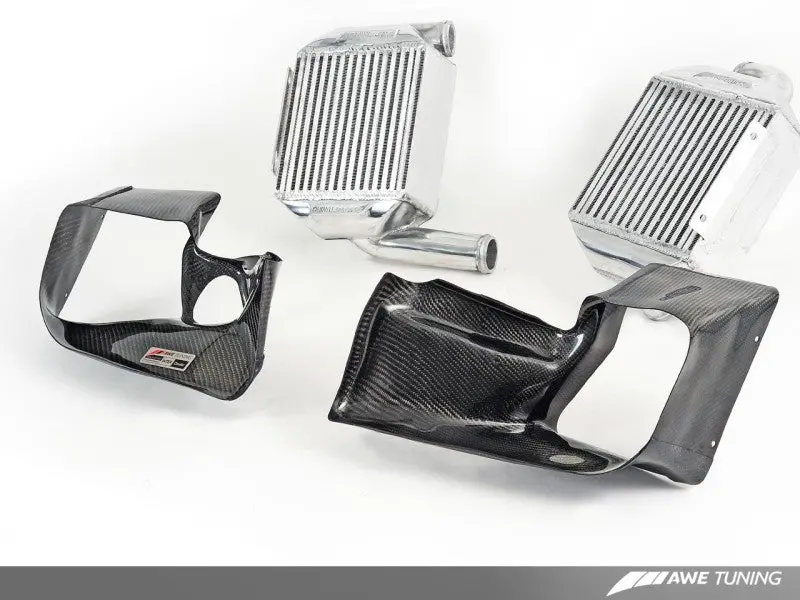 Awe Tuning Audi 2.7T Performance Intercooler Kit - W/Carbon Fiber Shrouds 1