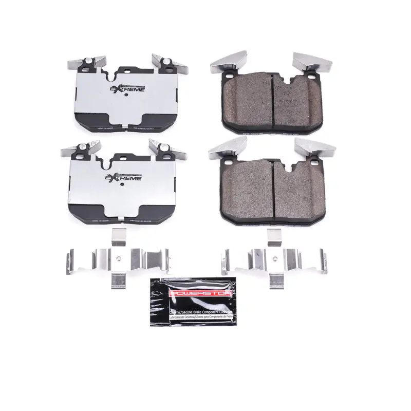 Power Stop 14-16 Bmw 228I Front Z26 Extreme Street Brake Pads W/Hardware 1