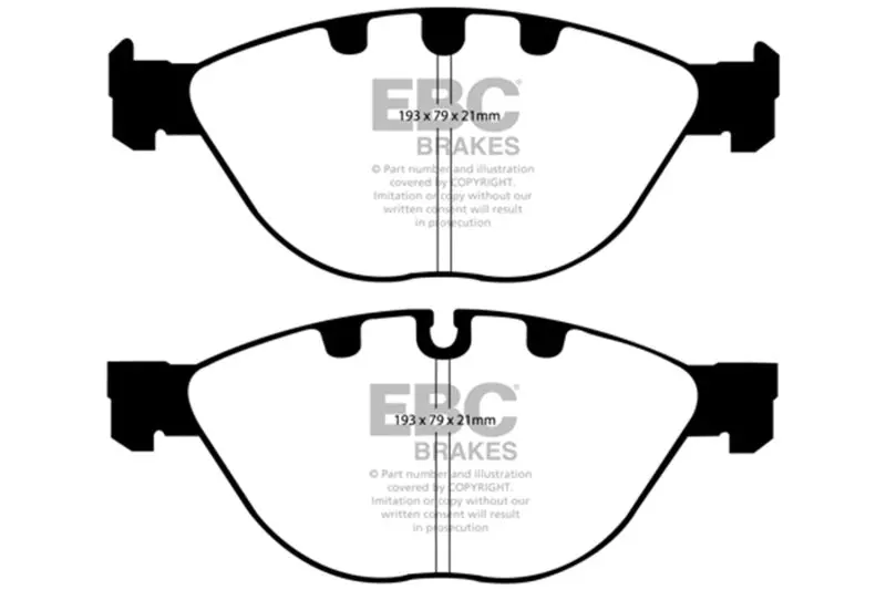 Ebc 06-10 Bmw M5 5.0 (E60) Yellowstuff Front Brake Pads 1
