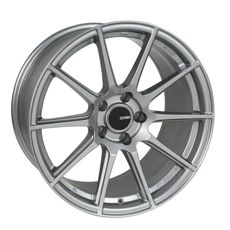 Enkei Ts10 17X9 5X100 45Mm Offset 72.6Mm Bore Grey Wheel 1