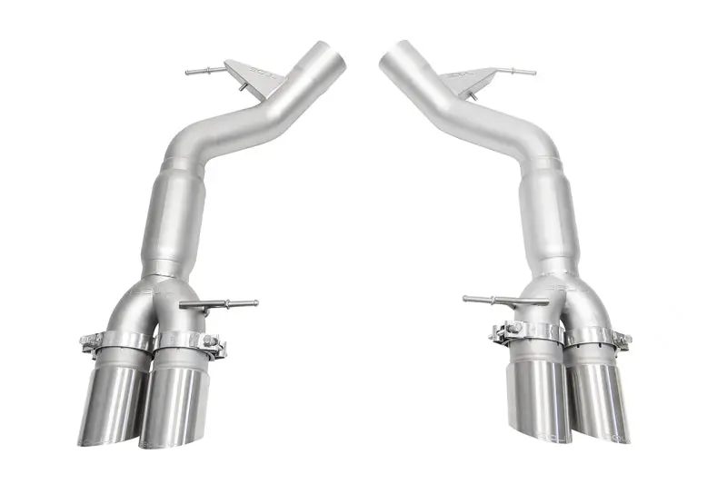 Soul 12-18 Bmw F06 / F12 / F13 M6 Resonated Muffler Bypass Exhaust - 3.5In Slash Cut Brushed Tips 1