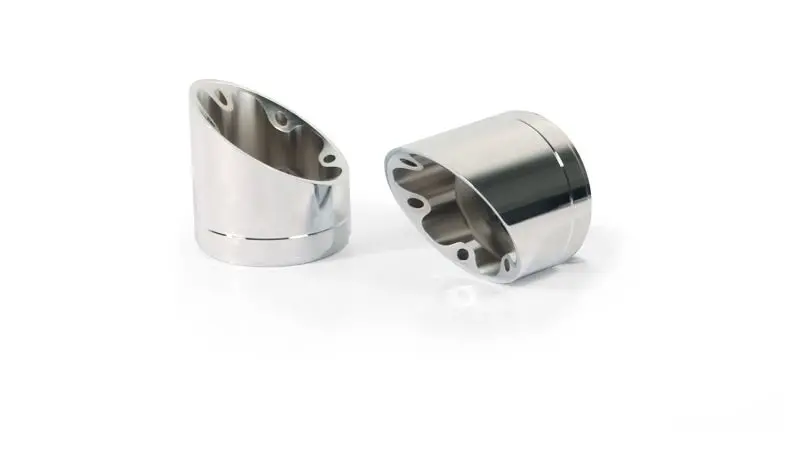 Remus 2021+ Bmw R 18 (Euro 5) Slash Cut V1 End Cap - Silver (Pair) 1