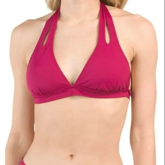 La Blanca Women's Island Halter Cutout Bikini Swimsuit Top 1