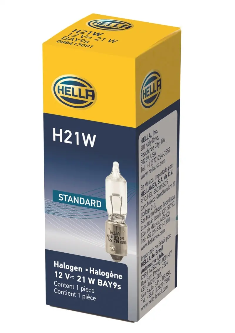 Hella Bulb H21w 12V 21W Bay9s T275 1