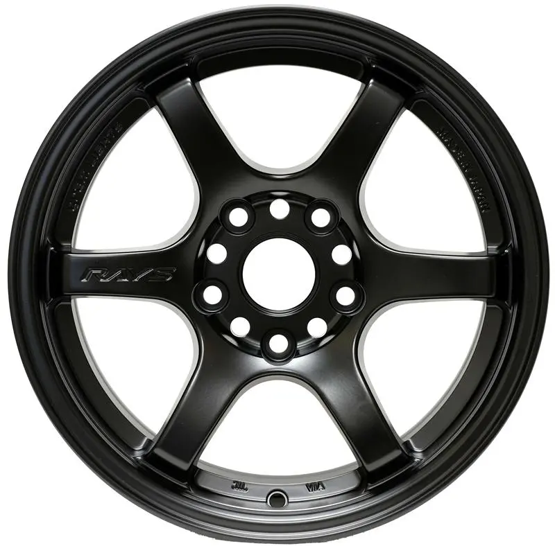 Gram Lights 57Dr 15X8.0 +35 4X100 Semi Gloss Black Wheel 1