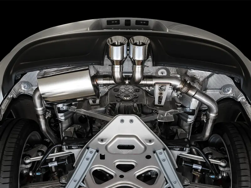 Awe Tuning Porsche 718 Boxster / Cayman Switchpath Exhaust (Pse Only) - Chrome Silver Tips 1