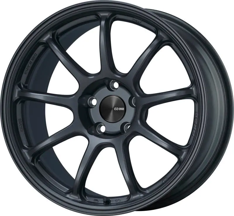Enkei Pf09 17X8 5X112 25Mm Offset 75Mm Bore Matte Gunmetal Wheel 1