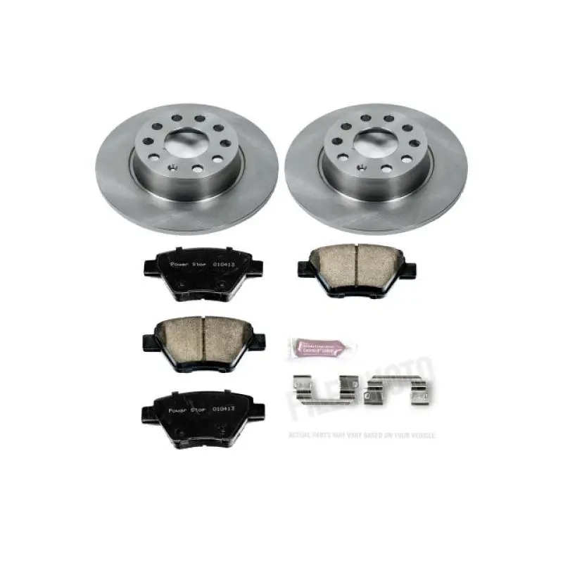 Power Stop 10-12 Audi A3 Rear Autospecialty Brake Kit 1