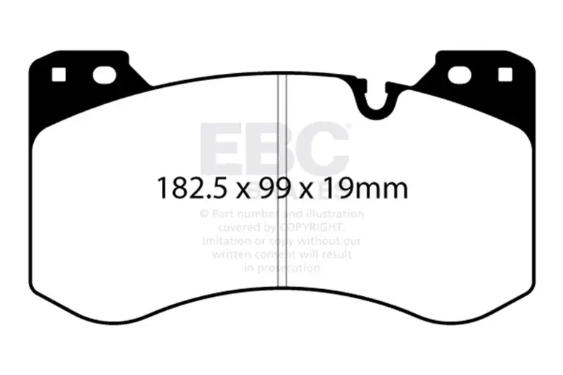 Ebc 2021+ Bmw M3/M4 3.0Tt (G80/G82/G83) Bluestuff Front Brake Pads 1