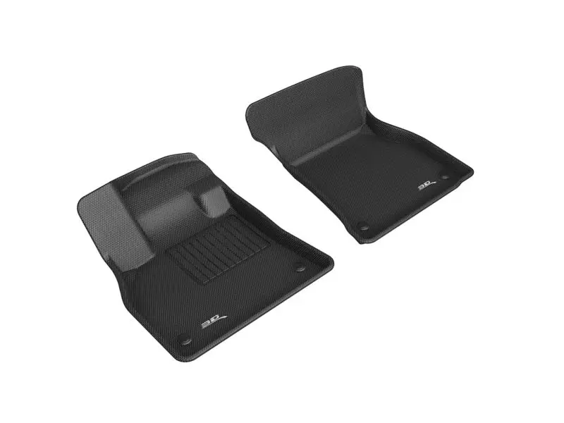 3D Maxpider 19-21 Audi E-Tron Kagu 1St Row Floormats - Black 1