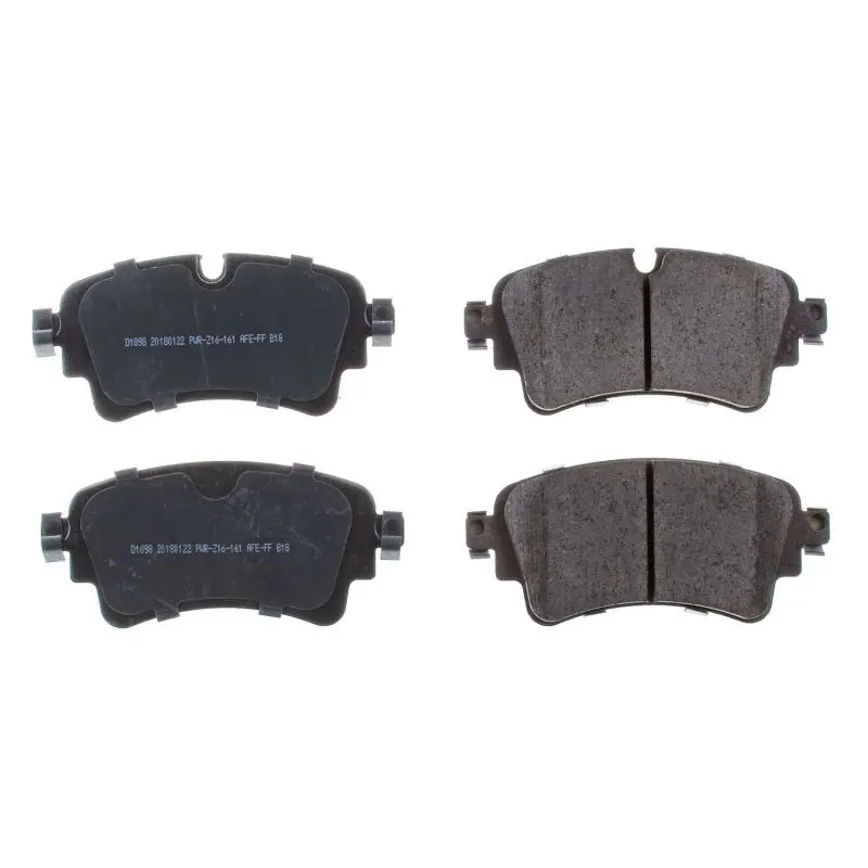 Power Stop 17-19 Audi A4 Rear Z16 Evolution Ceramic Brake Pads 1
