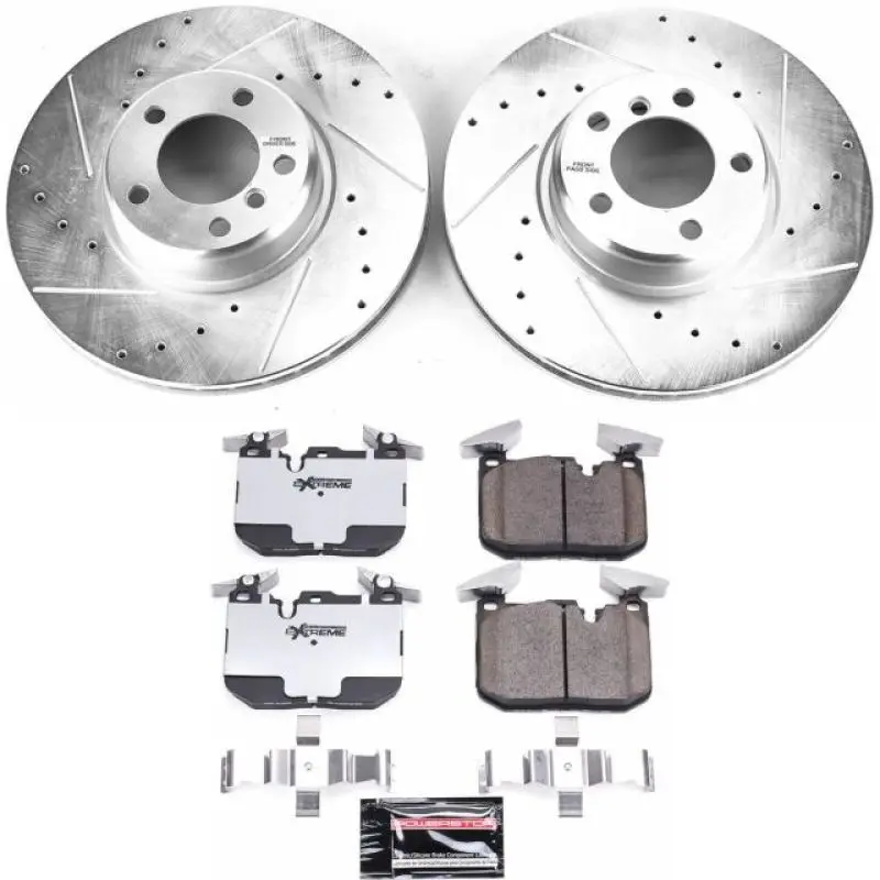 Power Stop 14-16 Bmw 228I Front Z26 Street Warrior Brake Kit 1