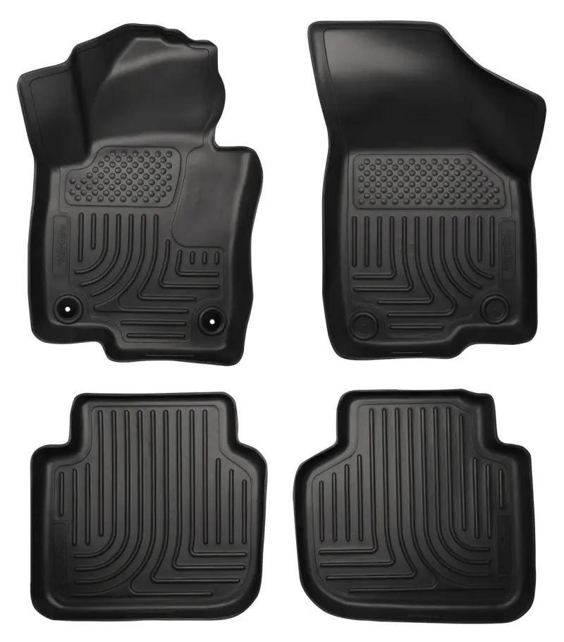 Husky Liners 2012 Volkswagen Passat Weatherbeater Combo Black Floor Liners 1