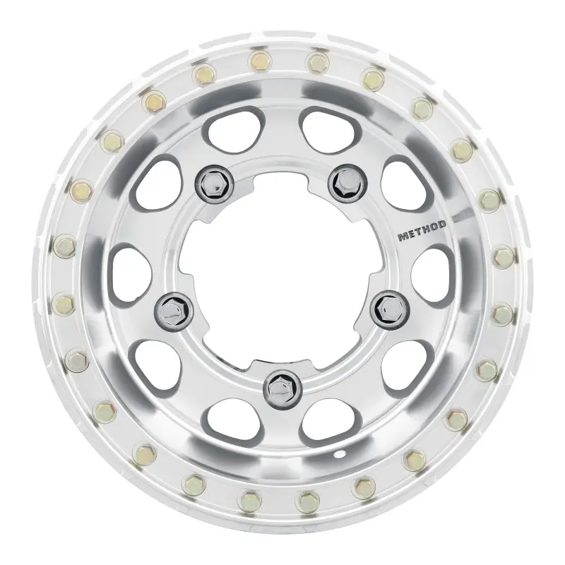 Method Mr103 Buggy Beadlock 15X7 -25Mm Offset 5X205 160Mm Cb Raw Machined W/Bh-H24100 Wheel 1