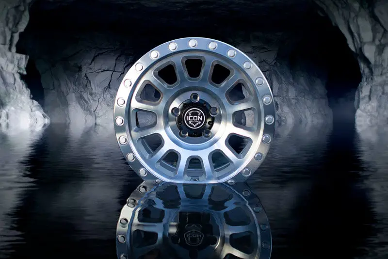 Icon Hulse 18X9 8X180 12Mm Offset 5.5In Bs Silver Machined 2