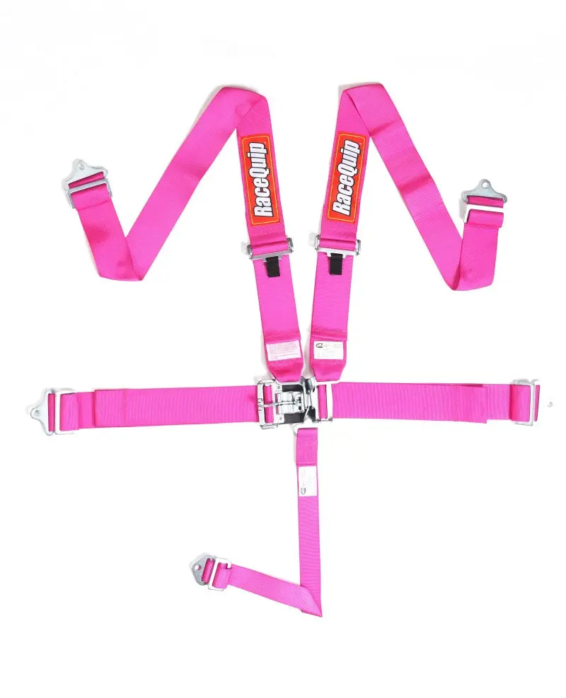 Racequip Pink L & L 5Pt Seat Belt 1