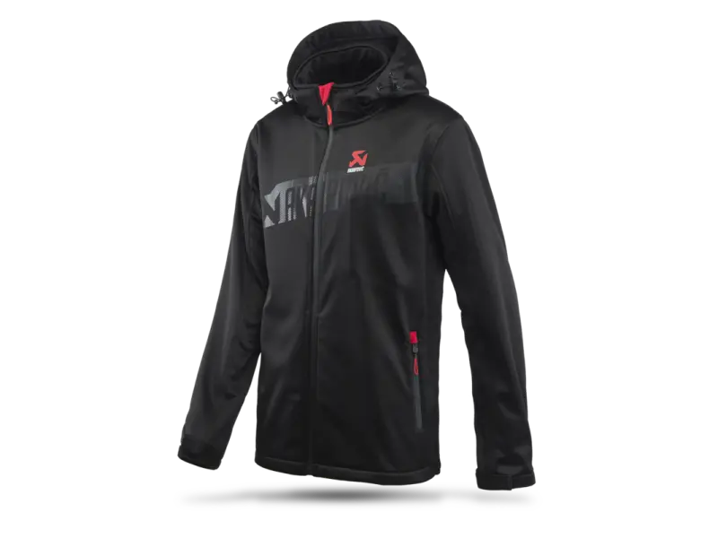 Akrapovic Mens Corpo Softshell Jacket Black - L 1
