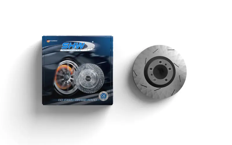 Shw 12-13 Porsche Panamera Turbos 4.8L W/X80 Power Pkg Right Rear Slott Mb Brake Rotor (97035240620) 1