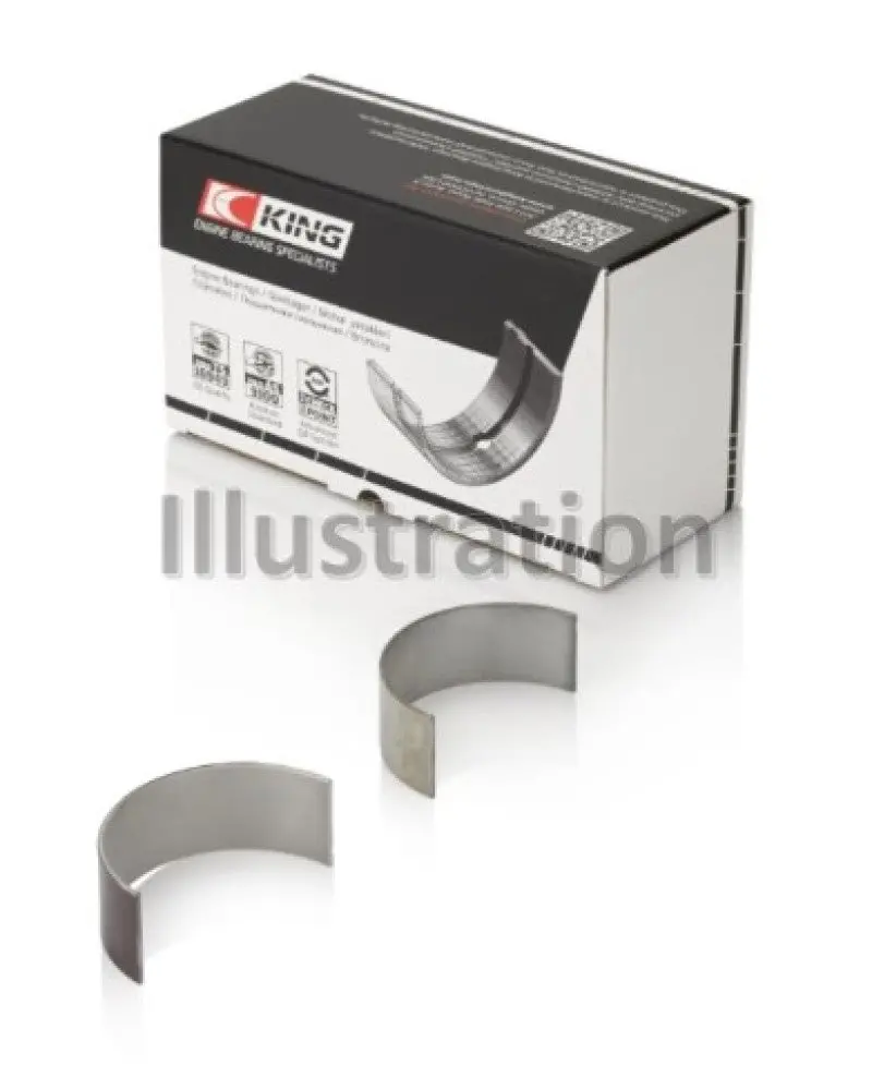 King Engine Bearings Bmw N47 D20 A/N47s D20 D Sputter (Size +.25Mm) Connecting Rod Bearing Set 1