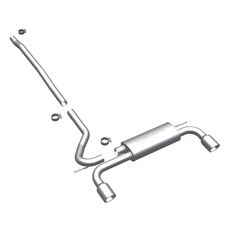 Magnaflow Mini Countryman Dual Split Rear Exit Stainless Cat-Back Performance Exhaust 1
