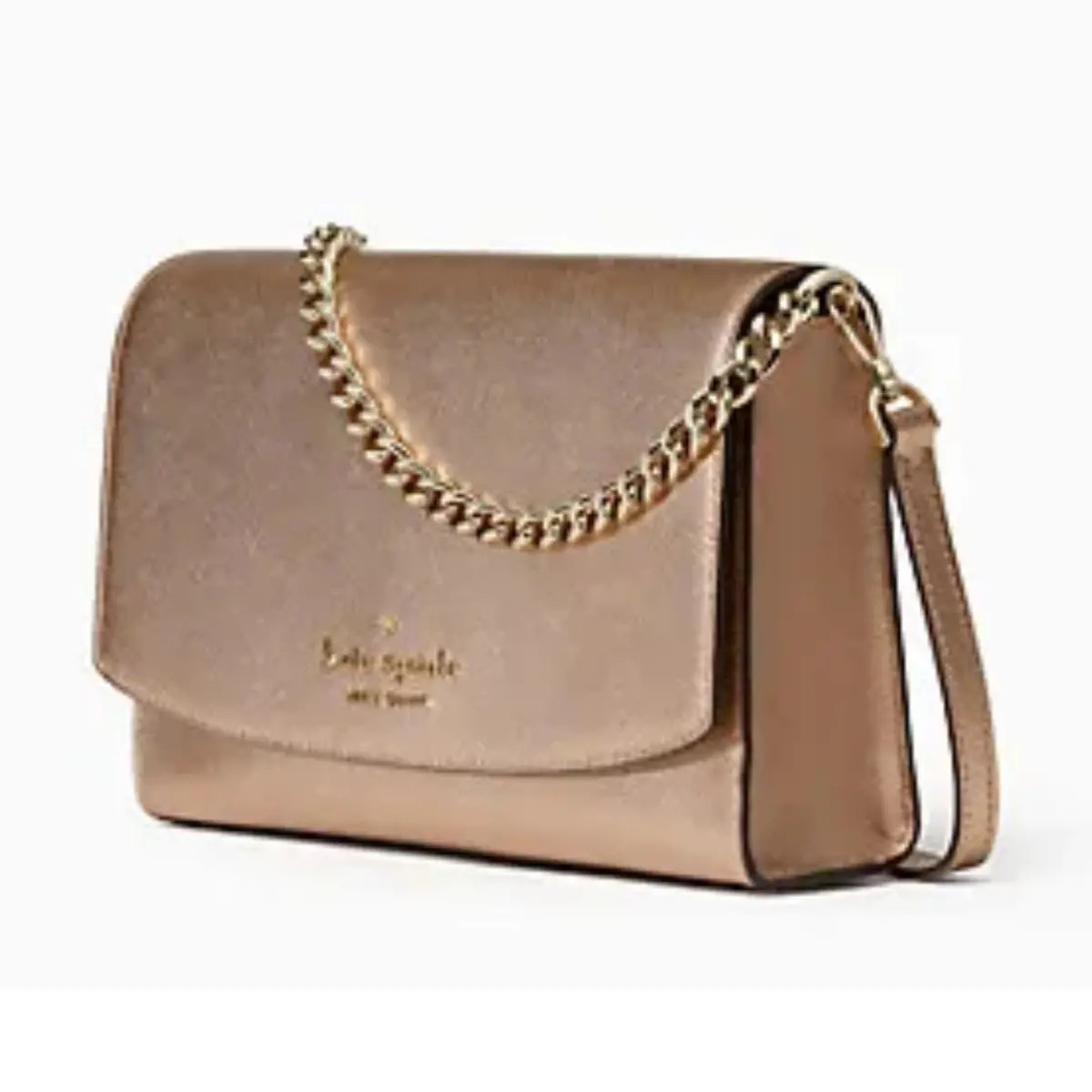 Kate Spade Women's Carson Metallic Saffiano Convertible Crossbody Bag 1