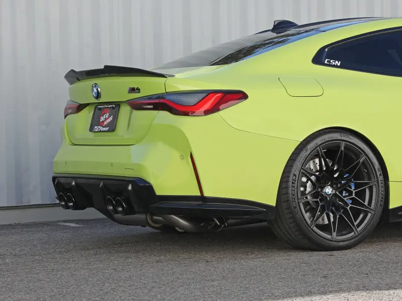 Afe Machforce Xp Exhausts Cat-Back Ss 21 Bmw M2 Competition L6-3.0L W/Black Tips 2