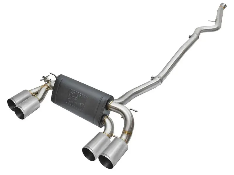 Afe 16-18 Bmw M2 L6-3.0L Mach Force-Xp 3In To 2.5In 304 Ss Cat-Back Exhaust System-Quad Polish Tips 1