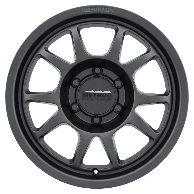 Method Mr702 17X8.5 0Mm Offset 6X135 87Mm Cb Matte Black Wheel 1