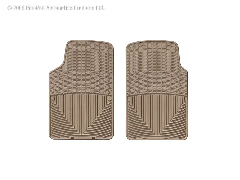 Weathertech 98 Chevrolet Tracker Front Rubber Mats - Tan 1
