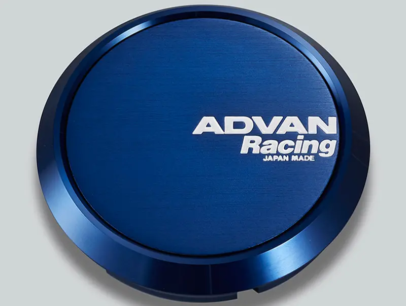 Advan 73Mm Flat Center Cap - Blue Anodized 1
