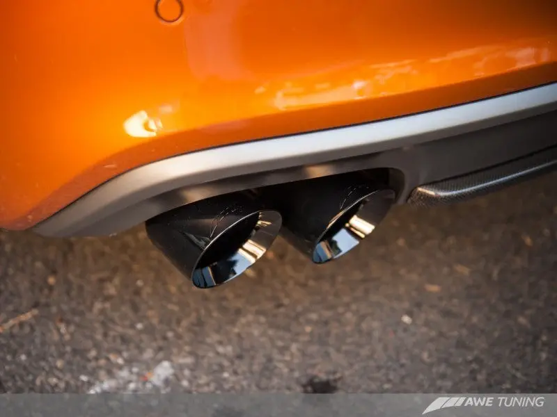 Awe Tuning Audi B8.5 S5 3.0T Track Edition Exhaust - Diamond Black Tips (90Mm) 1